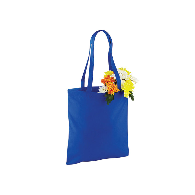 Werbetragetasche in helles königsblau als Werbegeschenk (Abbildung 3)