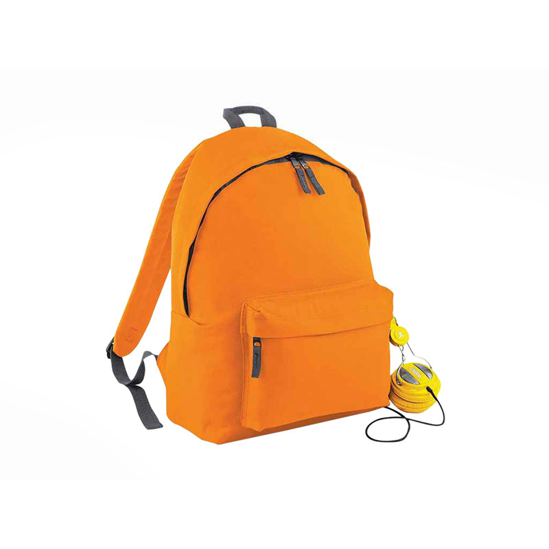 City Rucksack in orange/graphitgrau als Werbegeschenk (Abbildung 5)