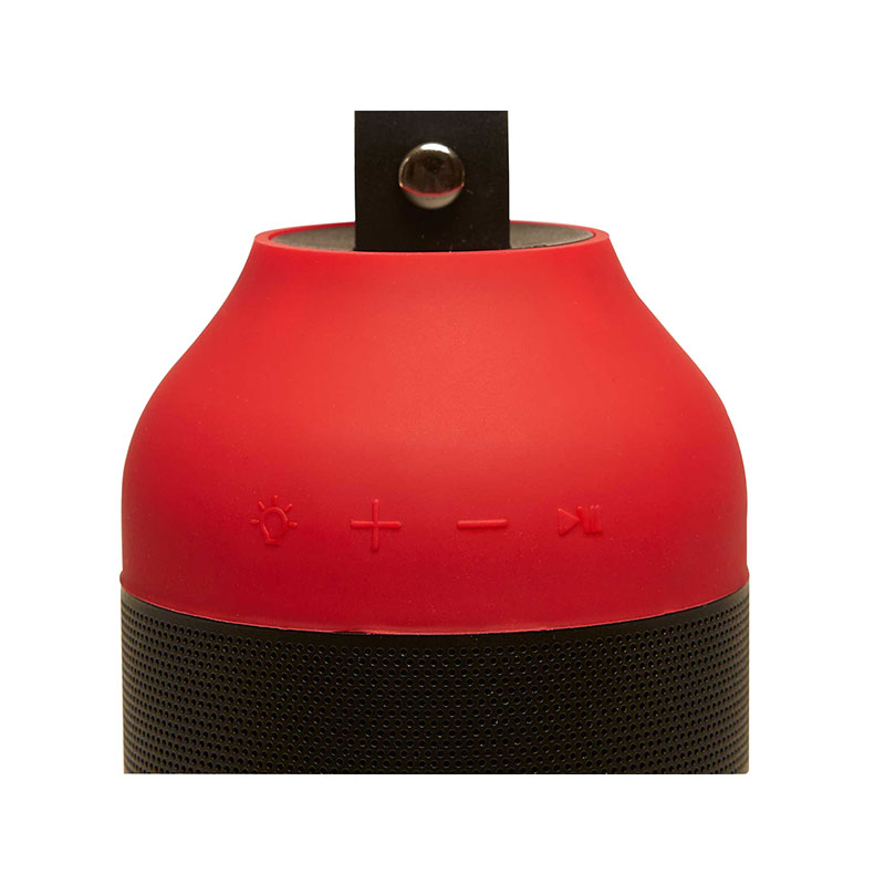LICHTORGEL LED (Lautsprecher rot) in rot als Werbegeschenk (Abbildung 2)