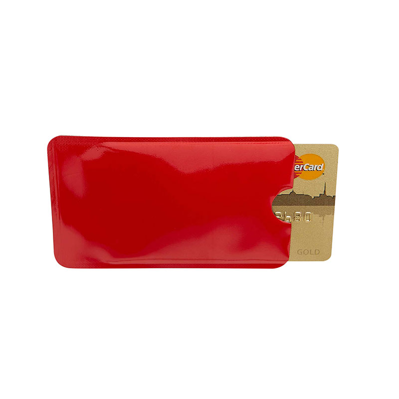 KARTENHALTER SOFT, ROT (RFID-Etui) in rot als Werbegeschenk (Abbildung 2)