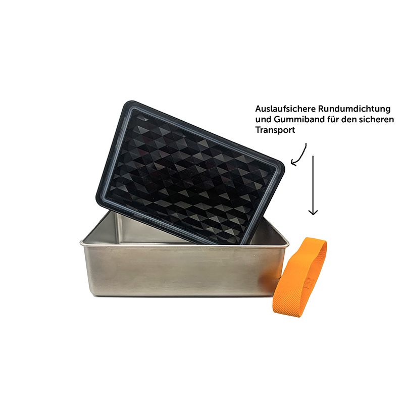 PRISMA 
Frischebox 2.0 (Brotdose) in Silber als Werbegeschenk (Abbildung 3)