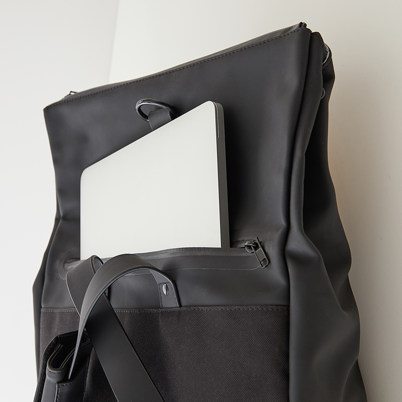 FLEXIBLE BLACK (Rucksack, schwarz) in keine Farbe zugeordnet als Werbegeschenk (Abbildung 6)