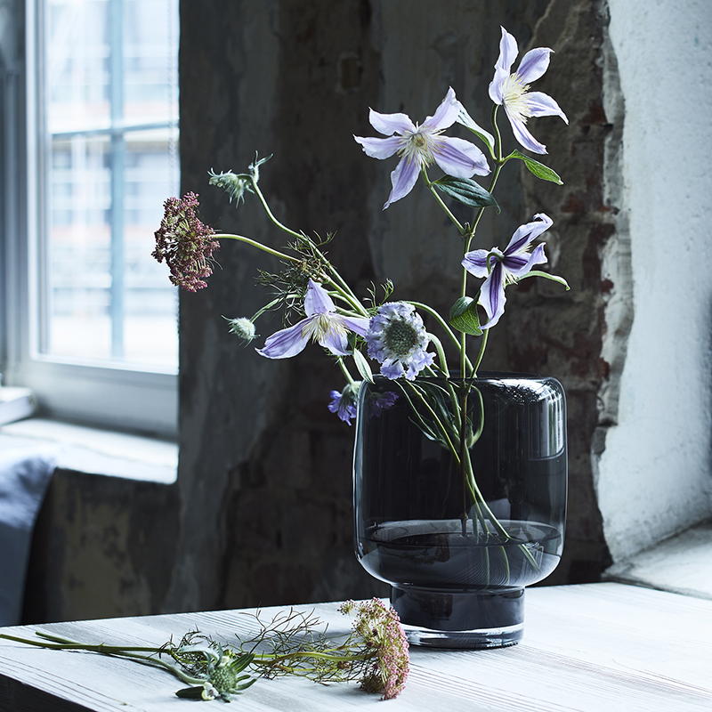 Philippi WIVA(Windlicht und Vase) 19cm in Schwarz als Werbegeschenk (Abbildung 2)