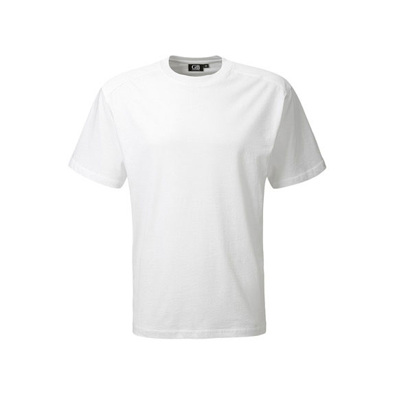 T-Shirt Work Unisex Kurzarm in weiß als Werbegeschenk (Abbildung 3)