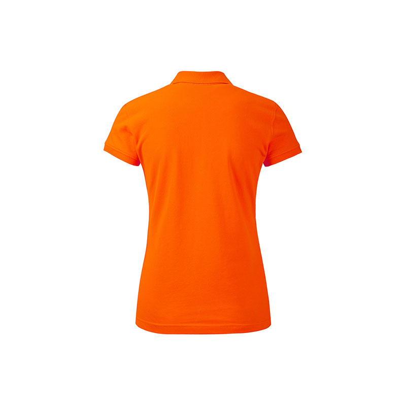 POLOSHIRT Damen Kurzarm in orange als Werbegeschenk (Abbildung 2)