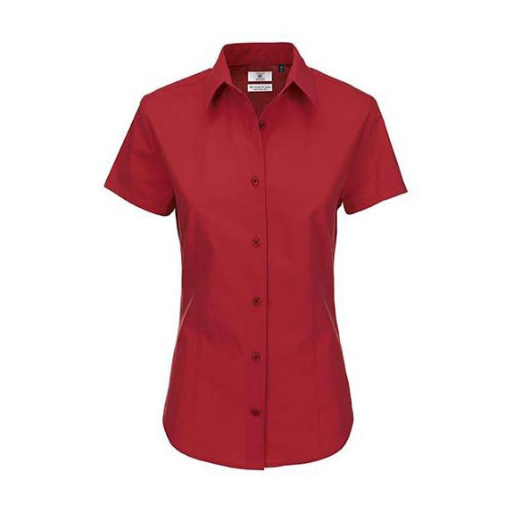 BLUSE Kurzarm in rot – Nr. 58349000_87
