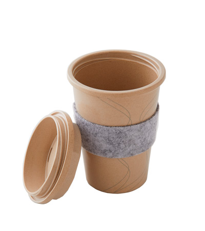 RICE CUP (Eco Coffee To Go) in Creme als Werbegeschenk (Abbildung 2)